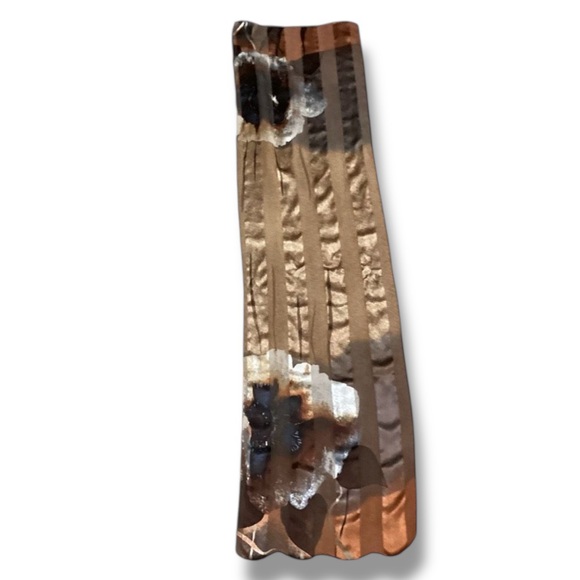 Vintage Striped Floral Art of Silk by Tie Rack 100% Silk Scarf - Picture 2 of 11